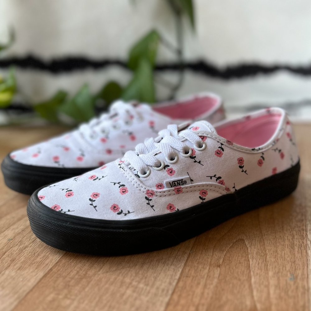 Vans X Lazy Oaf Floral Sneakers